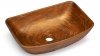  S.V.I.S. Design UMYWALKA 50 CM VIRGO BASIC - AGED METAL, MIEDZIANY I CZARNY, LAKIER MATOWY